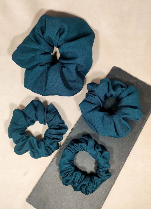 Bubawear Scrunchies Gumki do włosów 4 ROZMIARY Bawełna morska